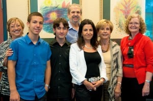 Community members meet Israeli students and their teacher; beneficiaries of Tidewater’s contributions to World ORT. Linda Spindel, Yoav Levi, Ariel Berko, Harry Nadler, Bruria Haspel, Marcia Hofheimer, and Sara Trub. Community members meet Israeli students and their teacher; beneficiaries of Tidewater’s contributions to World ORT. Linda Spindel, Yoav Levi, Ariel Berko, Harry Nadler, Bruria Haspel, Marcia Hofheimer, and Sara Trub.