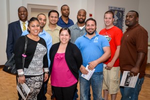 Criminal Justice students from ECPI attended the film with their instructor, Willie Session, Norfolk FBI assistant special agent in charge, left back row. Criminal Justice students from ECPI attended the film with their instructor, Willie Session, Norfolk FBI assistant special agent in charge, left back row.