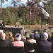 Captain Marty Snyder addresses the crowd.