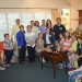 The Tom Hofheimer Young Leadership Mission to Israel participants with Joyce Strelitz and Marcia Hofheimer (center).