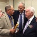 Chaplain Jim Fedor, Bill Jucksch and Earl Flanagan.