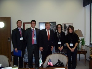 Aaron Goldmeier, Jason Hoffman, Virginia Senator Frank Wagner, Beth Gerstein, and Betty Ann Levin at Virginia Jewish Advocacy Day, 2011. Aaron Goldmeier, Jason Hoffman, Virginia Senator Frank Wagner, Beth Gerstein, and Betty Ann Levin at Virginia Jewish Advocacy Day, 2011.