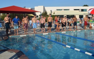 The beer dive for adults is about to begin. The beer dive for adults is about to begin.