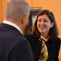 Elaine Luria with Prime Minister Benjamin Netanyahu.