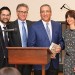 Rabbi Yisroel Stein, Kirk Levy, and Kevin and Amy Lefcoe.