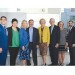 Jeff Cooper, JFS president; Kelly Burroughs, JFS CEO; Kathryn Barrett, moderator; Thom Hutchins, donor family; Dr. Janet S. Wright, acting director of Science & Policy, Office of the U.S. Surgeon General; Al Diaz, donor family and recipient; Patti Wainger, JFS board member; and Rabbi Jeffrey Arnowitz, Congregation Beth El.