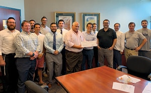 Back row: Rabbi Baruch Danziger, Eitan Altshuler, Rabbi Yonatan Warren, Igor Vaserfirer, and David Calliott. Front Row: Michael Nusbaum, Matt Kantro, Michael Mahgerefteh, Randy Parrish, Danny Rubin, Jeremy Krupnick, Jesse Gordon, Andrew Kramer, and Michael Richlen. Back row: Rabbi Baruch Danziger, Eitan Altshuler, Rabbi Yonatan Warren, Igor Vaserfirer, and David Calliott. Front Row: Michael Nusbaum, Matt Kantro, Michael Mahgerefteh, Randy Parrish, Danny Rubin, Jeremy Krupnick, Jesse Gordon, Andrew Kramer, and Michael Richlen.