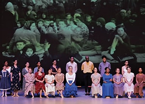 Elbert Watson Dance Company interacts with the audience. Elbert Watson Dance Company interacts with the audience.