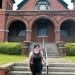 Amy Milligan at Temple Mishkan Israel.