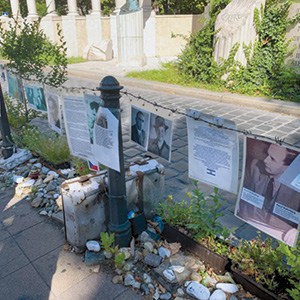 Protest monument. Protest monument.