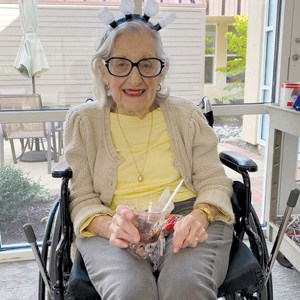 Resident Sonia Land gets into the spirit of the Fall Festival. Resident Sonia Land gets into the spirit of the Fall Festival.