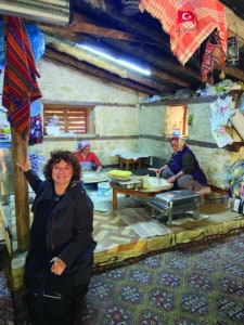 Edie Weiss in Turkey.